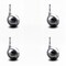 Service Caster 2.5 Inch Bright Chrome Metal Ball Caster - Grip Neck Stem - SCC, 4PK SCC-GN01S25-DCS-BC-4 - alternate 1